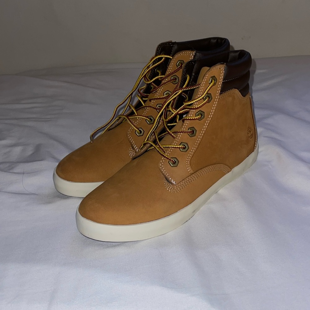 Tan timberland boots